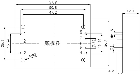 DC-DC鐵路電源模塊WDQT50-100系列(50-100W)